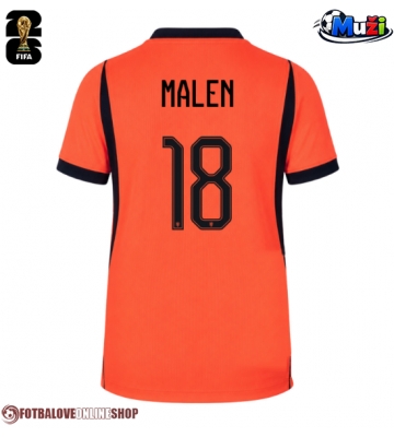 Nizozemsko Donyell Malen #18 Domácí Dres MS 2026 Krátkým Rukávem